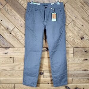Fat Face Mens Modern Coastal Chino Pants Gray Size 32R 100% Cotton
